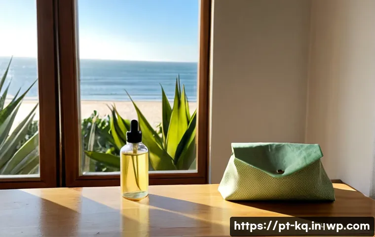 Home 17 비건 화장품과 그린 뷰티의 차이 - Photorealistic editorial still life comparing vegan cosmetics and green beauty, a clean light wood t...